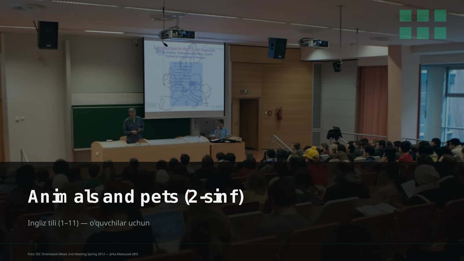 Animals and pets (2-sinf) 1