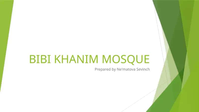 BIBI KHANIM MOSQUE 1
