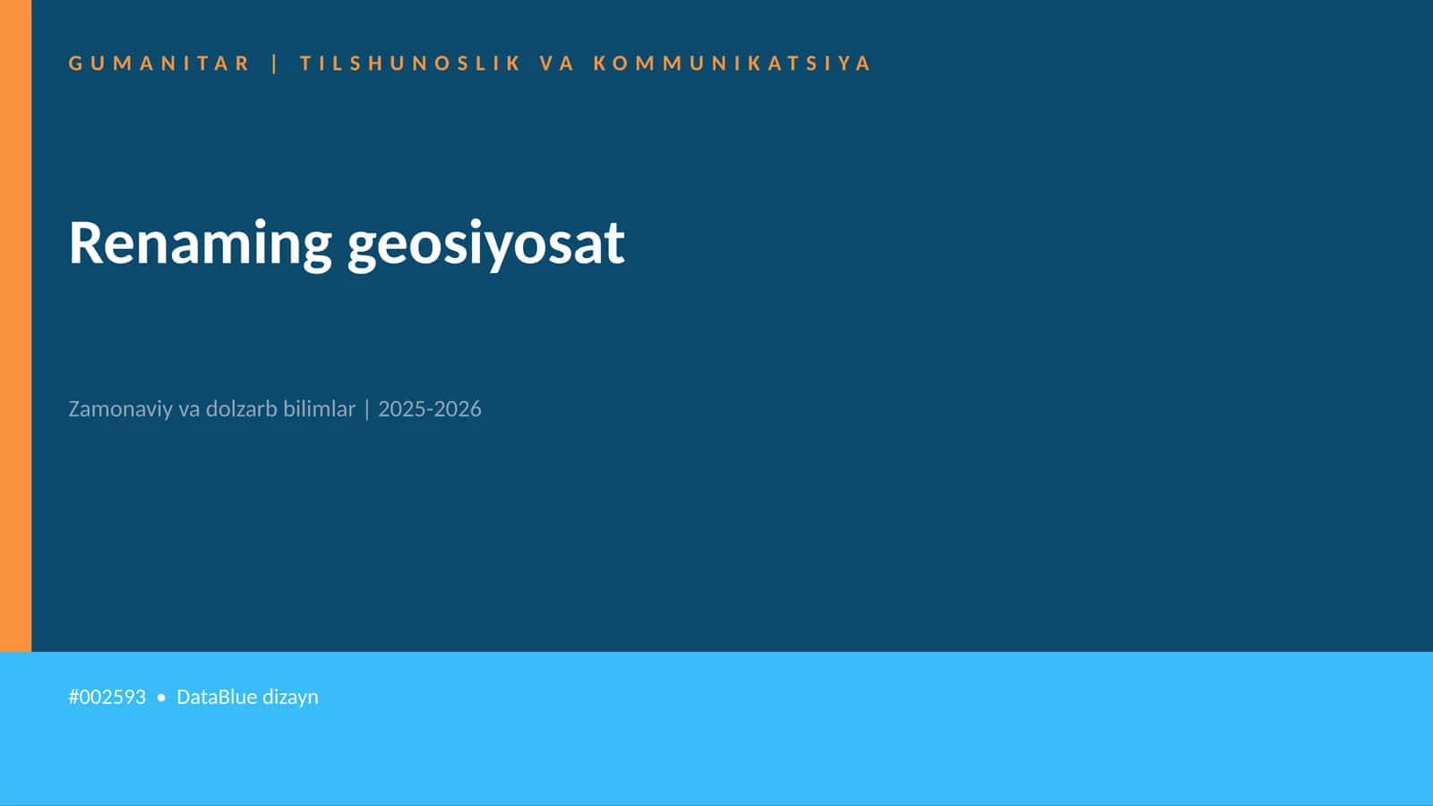 Renaming geosiyosat 1