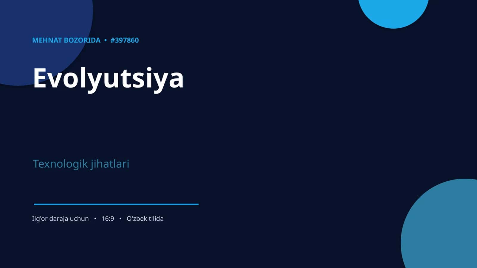 Evolyutsiya 1
