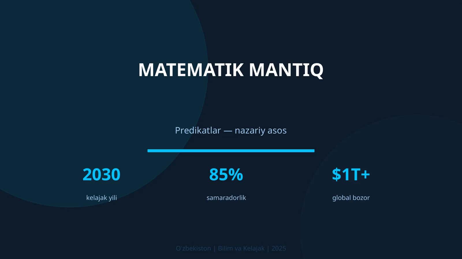Matematik mantiq 1