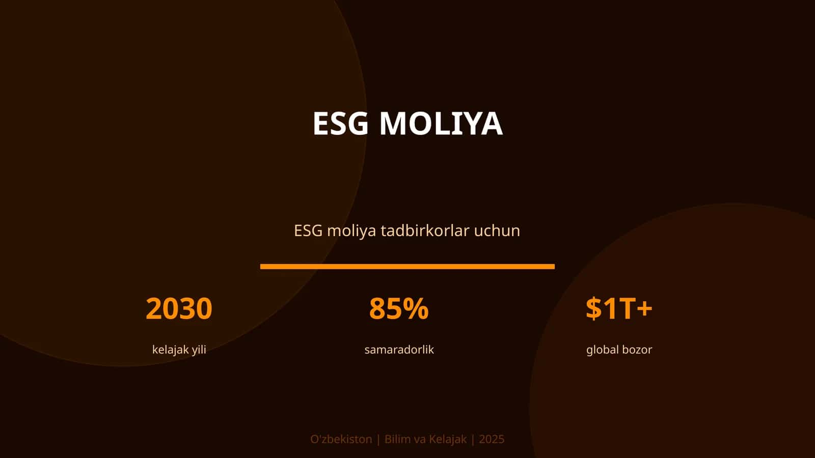 ESG MOLIYA 1