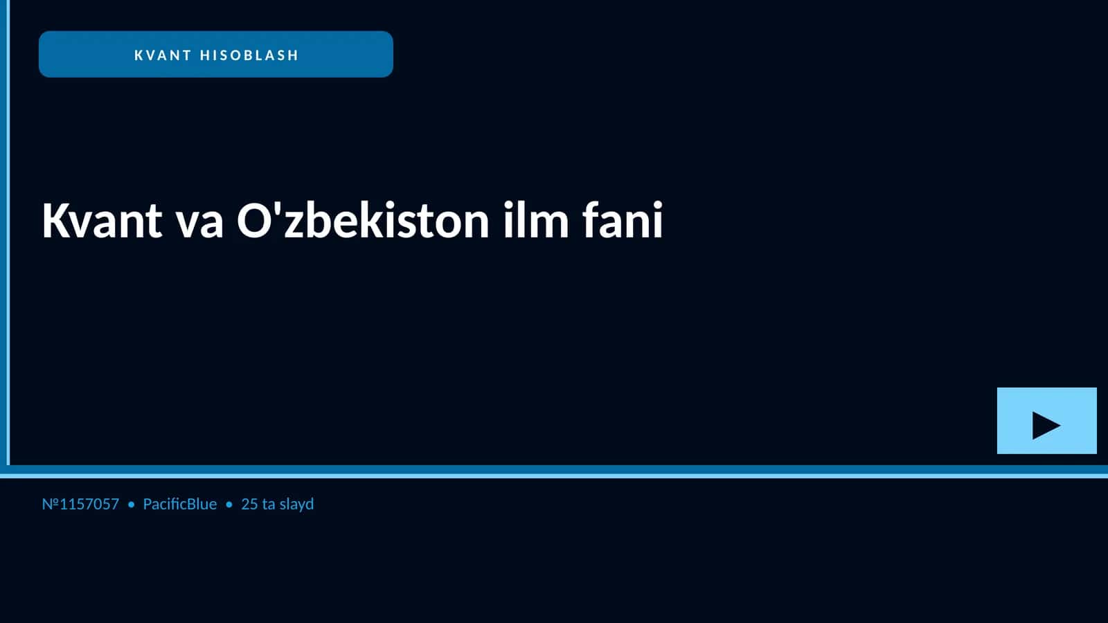 KVANT HISOBLASH 1