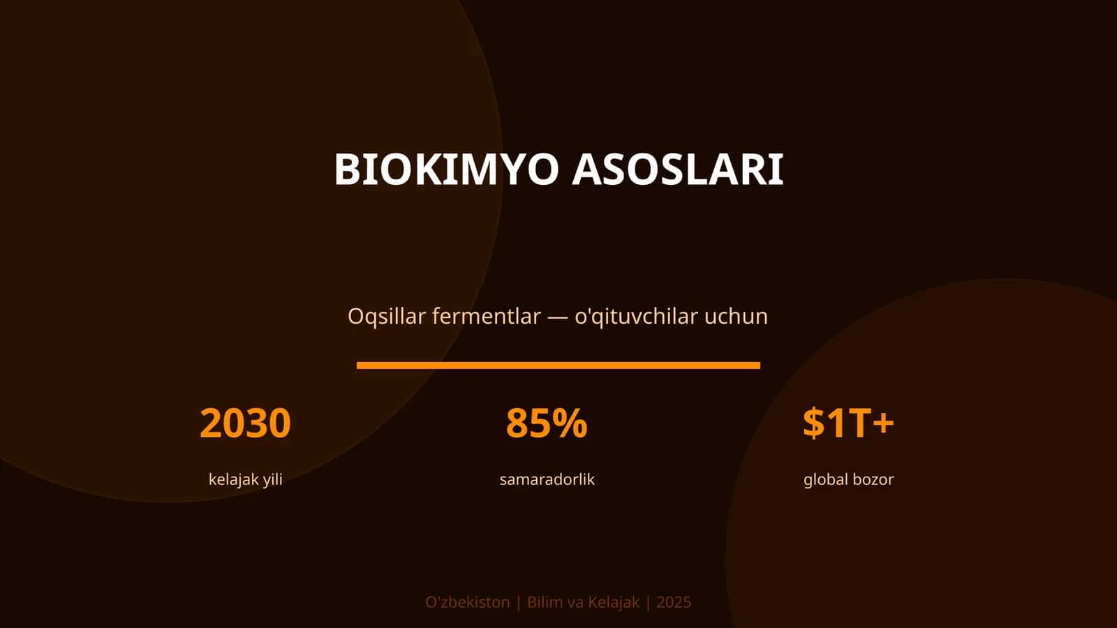 BIOKIMYO ASOSLARI 1