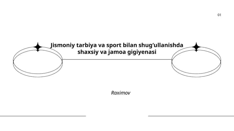 Jismoniy tarbiya va sport bilan shugʻullanishda shaxsiy va jamoa gigiyenasi 1