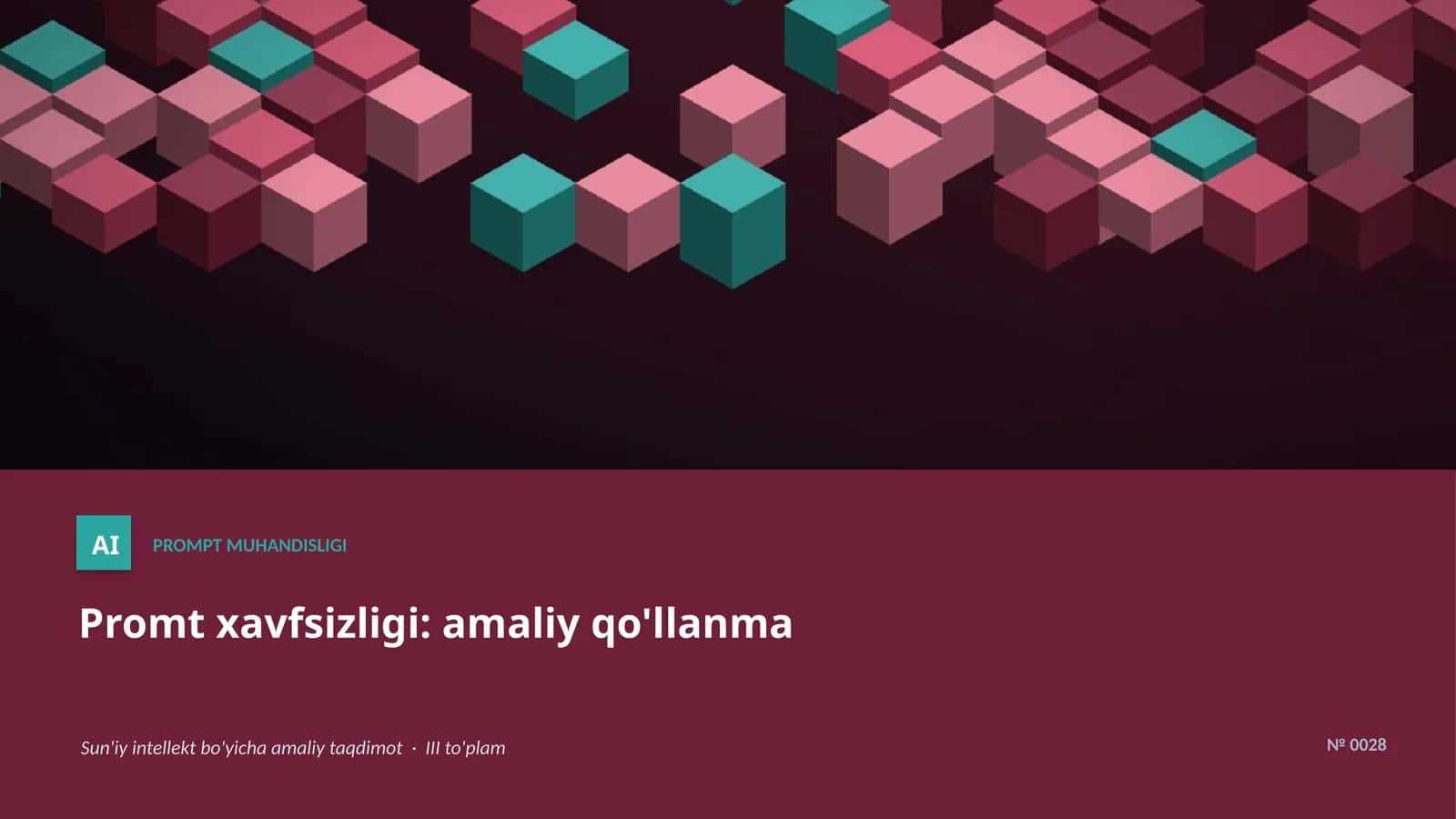 PROMT MUHANDISLIGI 1