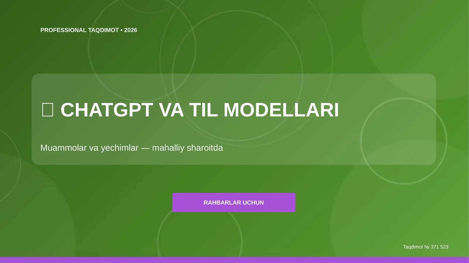 CHATGPT VA TIL MODELLARI 1