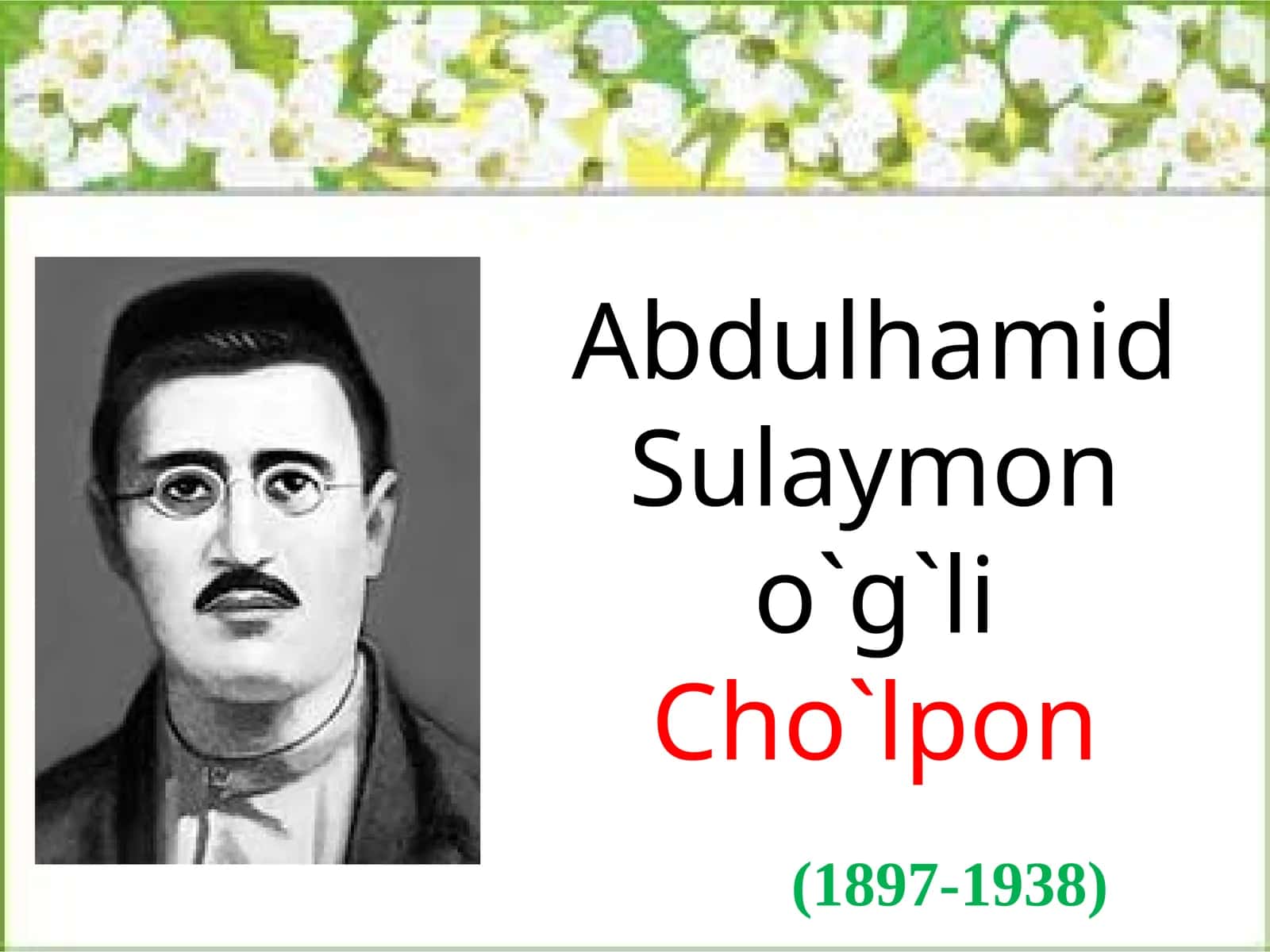 8-sinf Adabiyot fanidan Cho'lpon Kecha va kunduz romani dars taqdimot 1