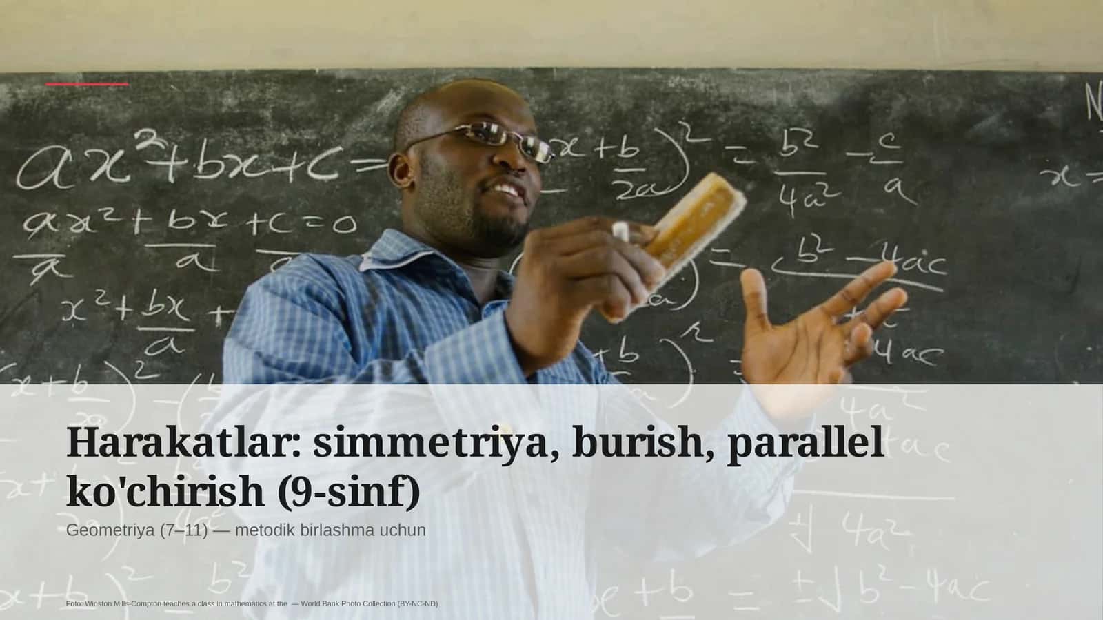Geometriya (7–11) — metodik birlashma uchun 1