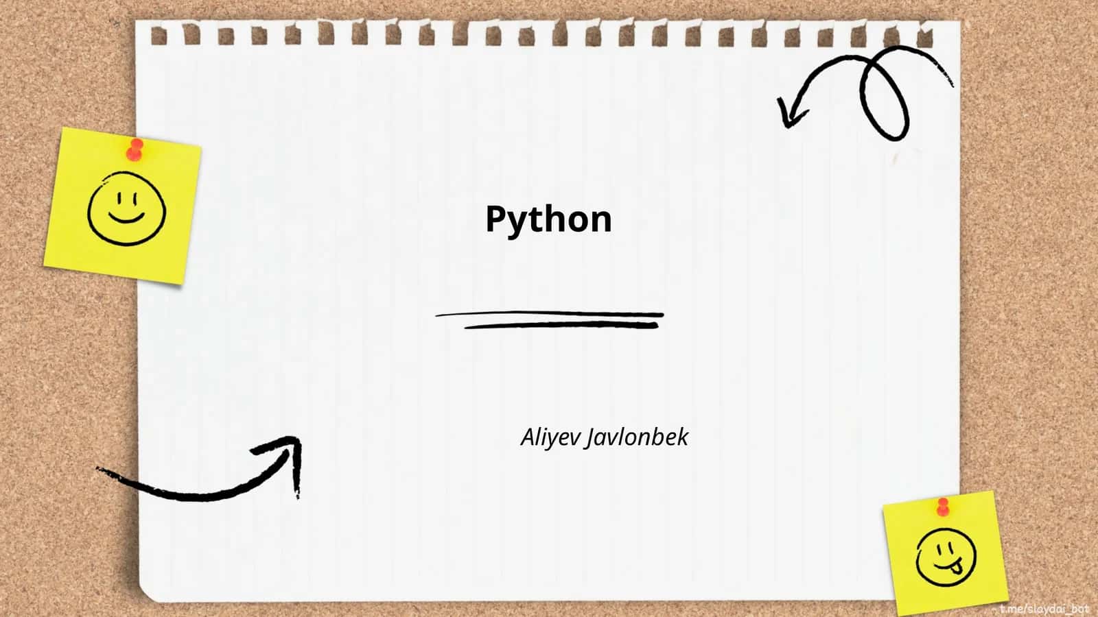 Python dasturlash tili asoslari 1