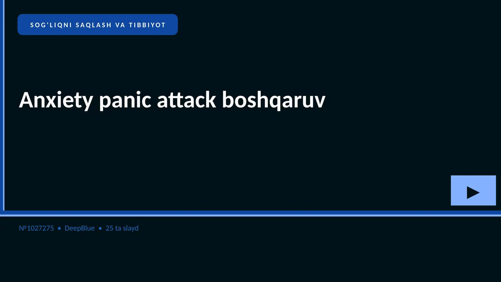 Anxiety panic attack boshqaruv 1