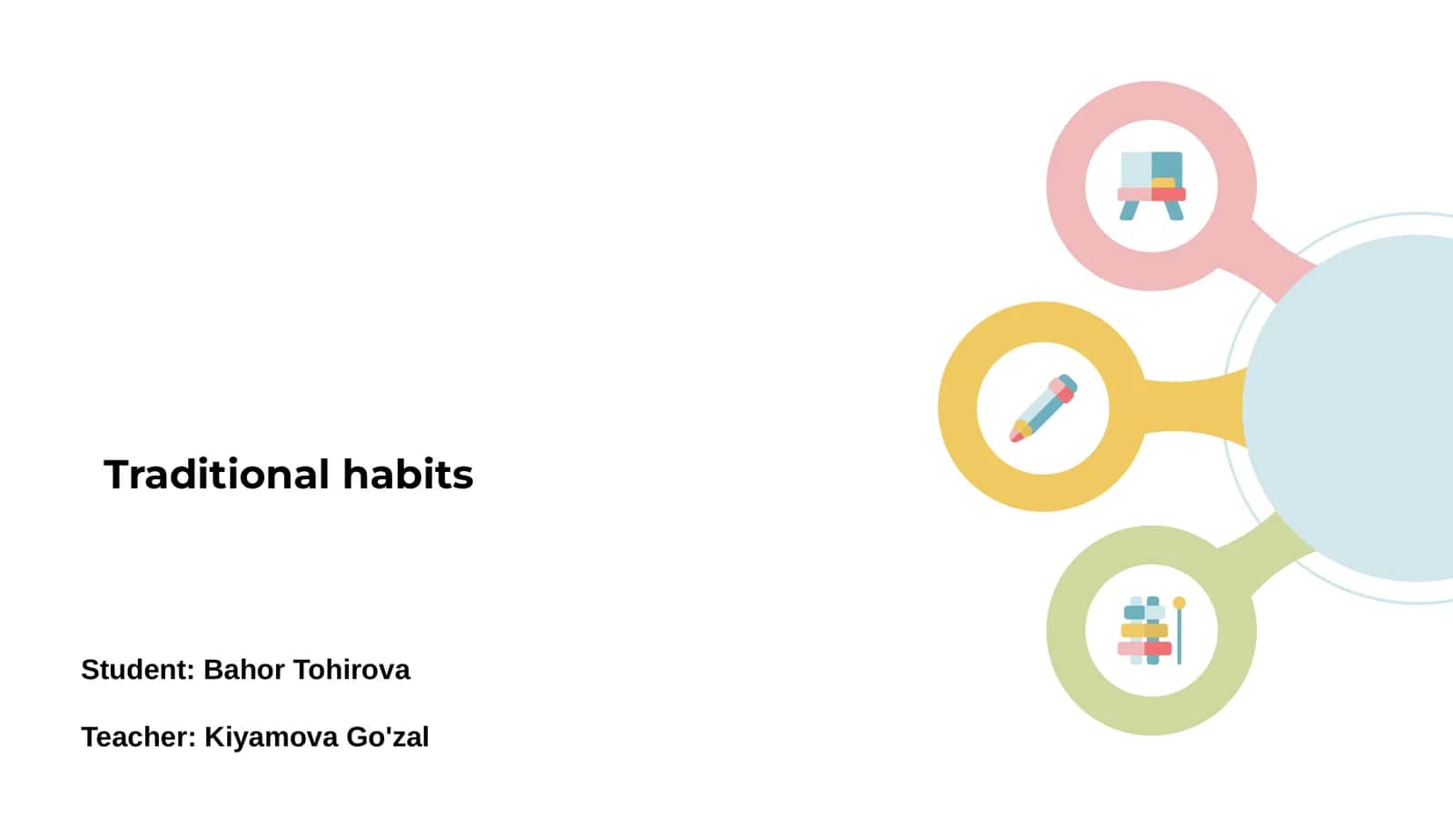 Traditional habits 1