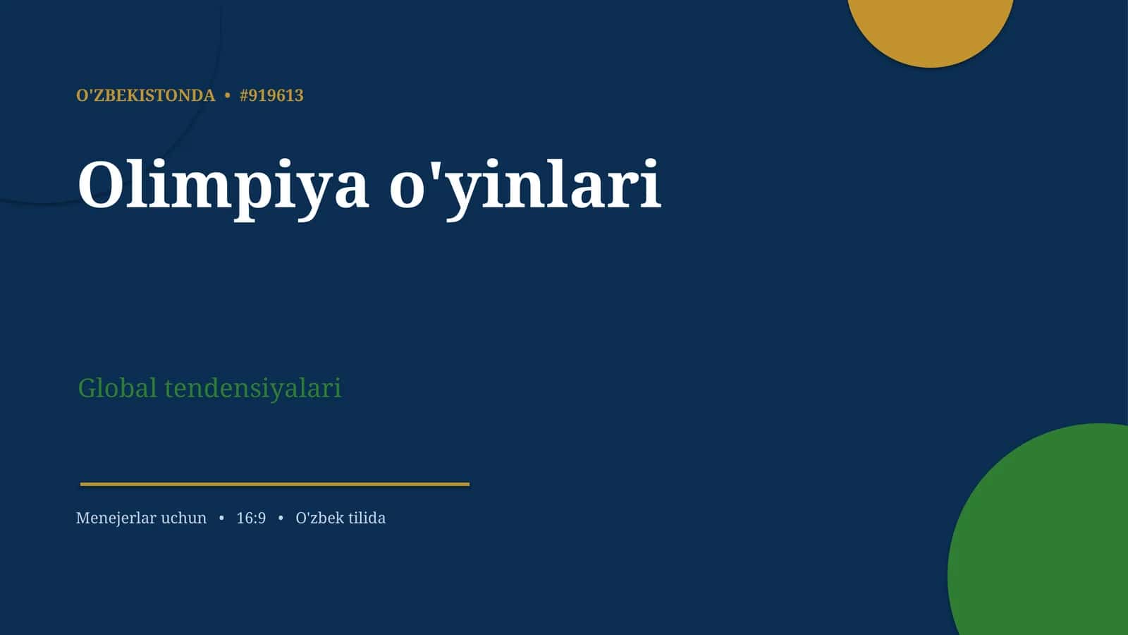 Olimpiya o'yinlari 1