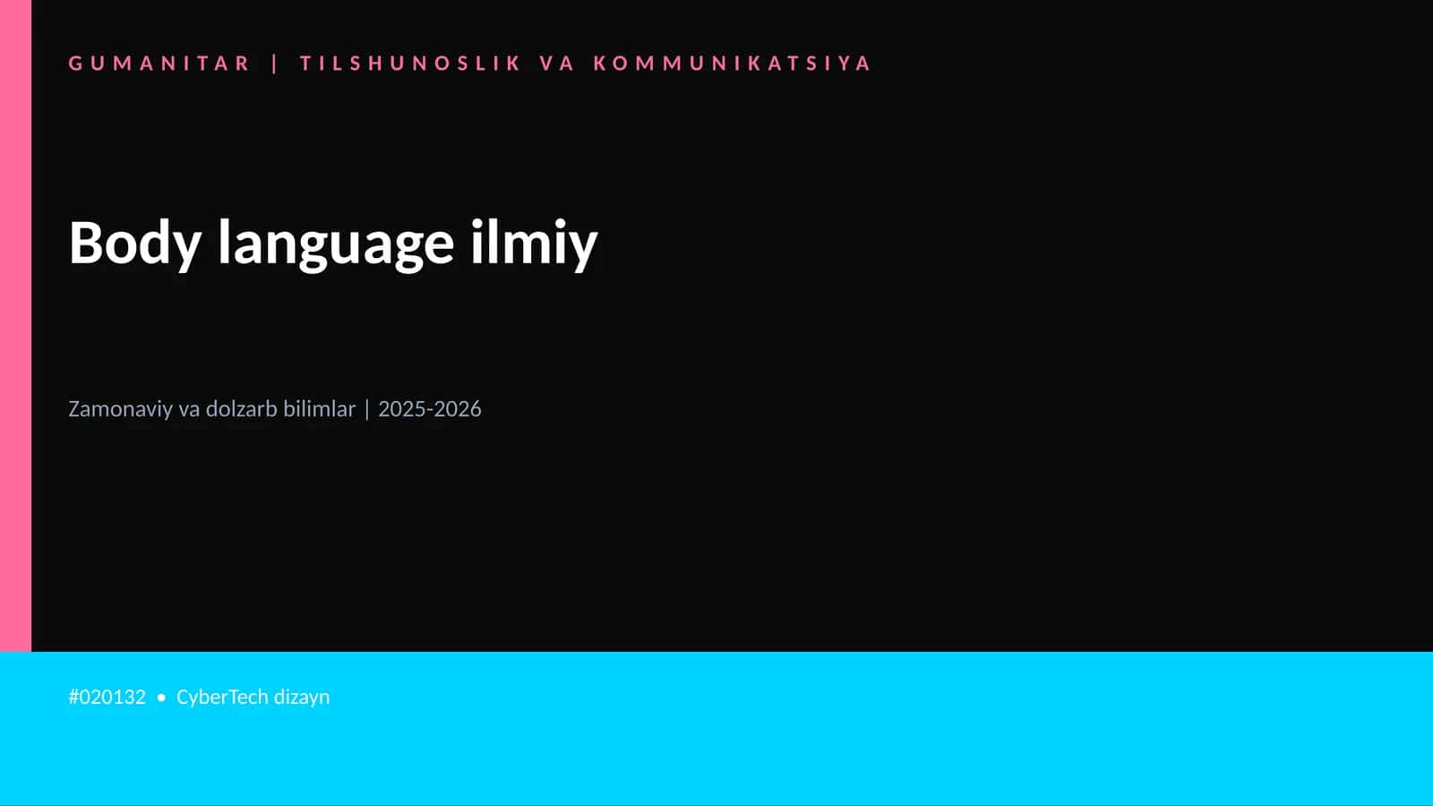Body language ilmiy 1