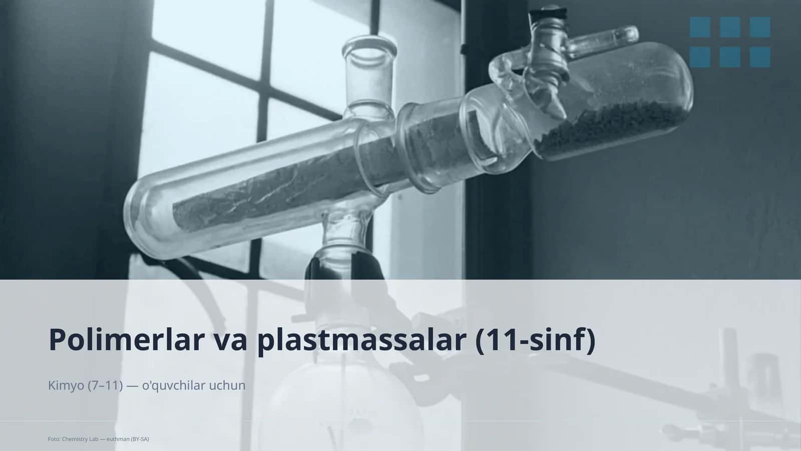 Polimerlar va plastmassalar (11-sinf) 1