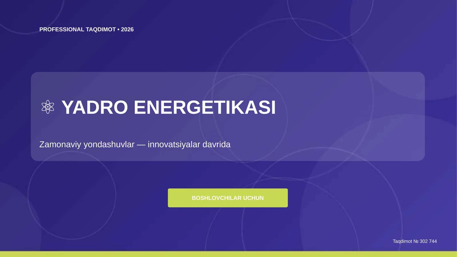 YADRO ENERGETIKASI 1