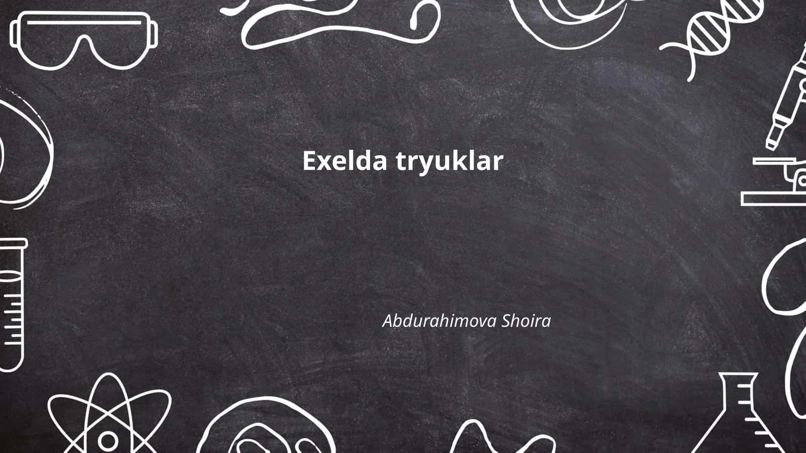 Exelda tryuklar 1