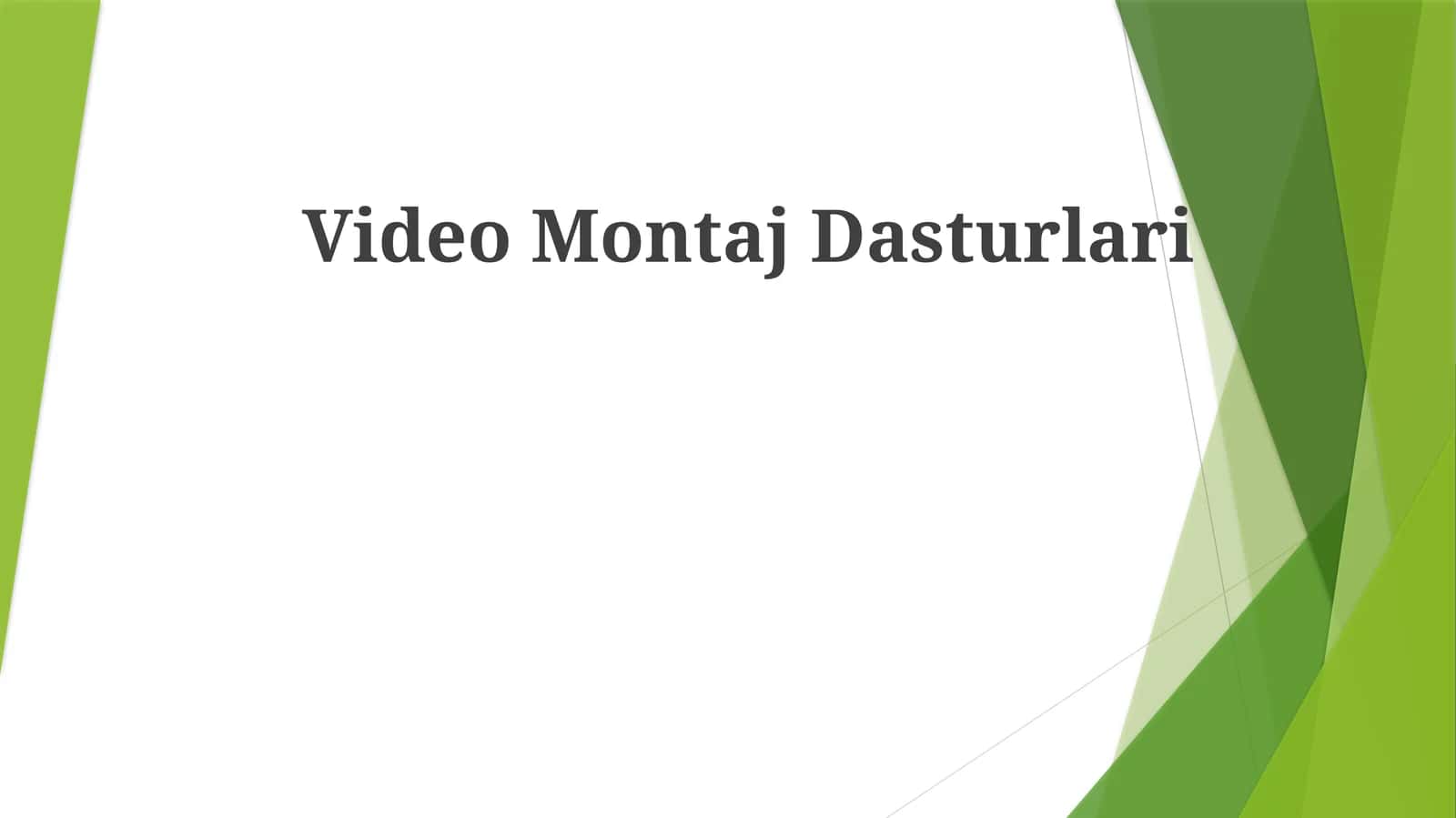 VideoMontajDasturlari 1