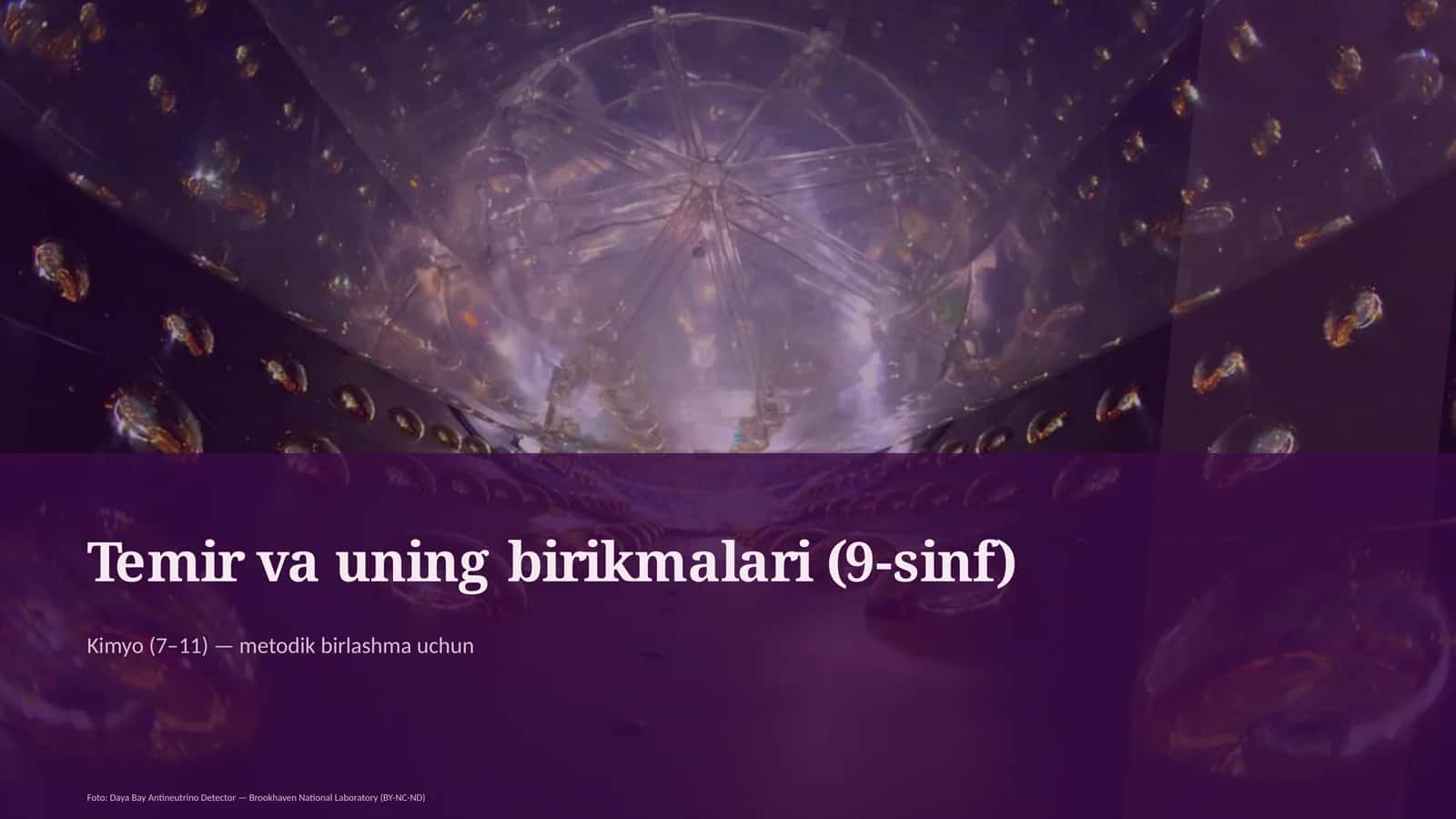 Temir va uning birikmalari (9-sinf) 1