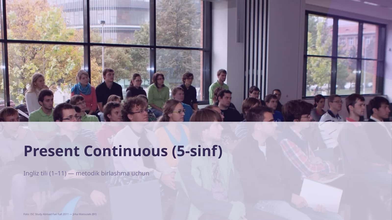 Present Continuous (5-sinf) 1