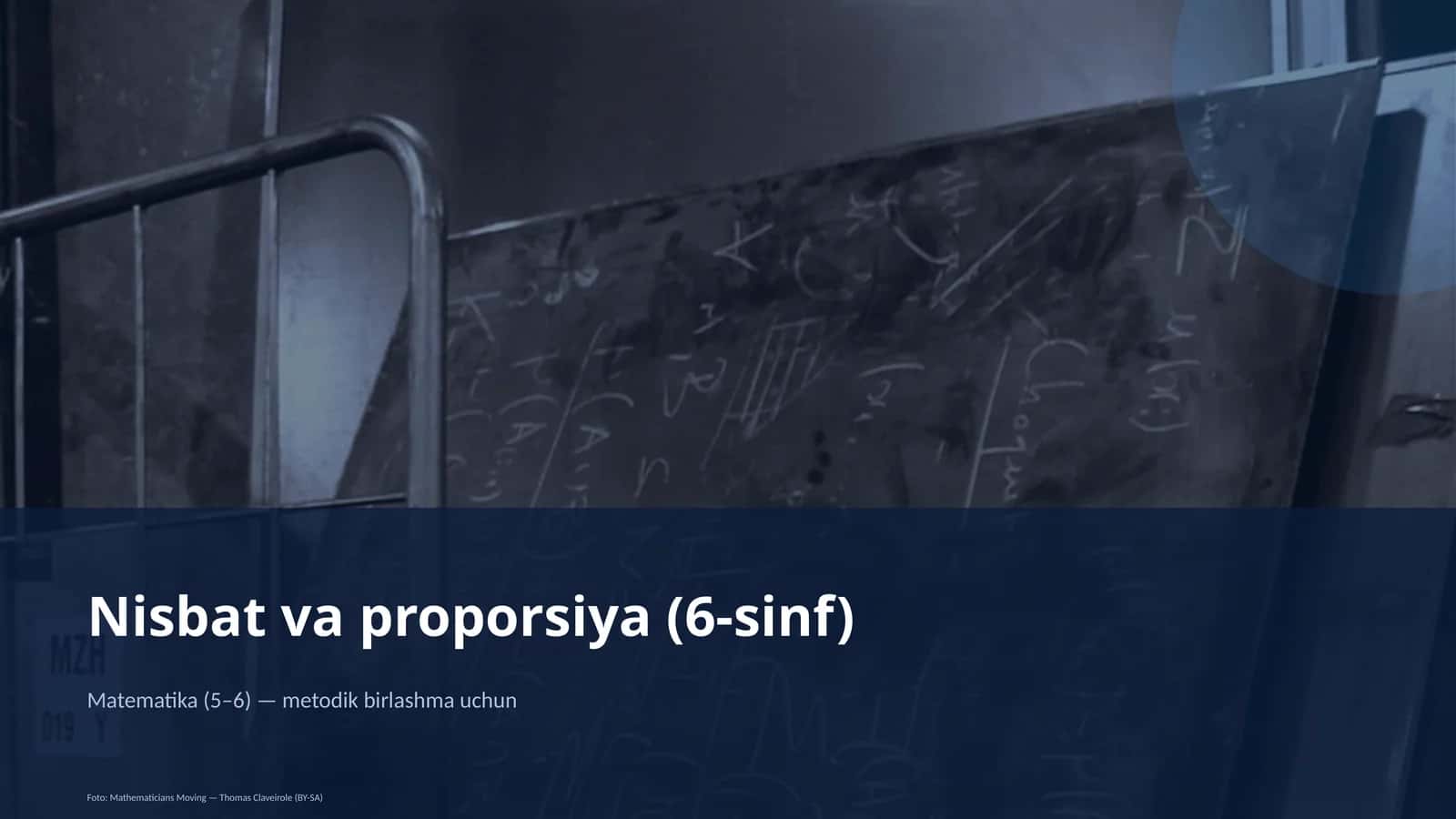 Nisbat va proporsiya (6-sinf) 1