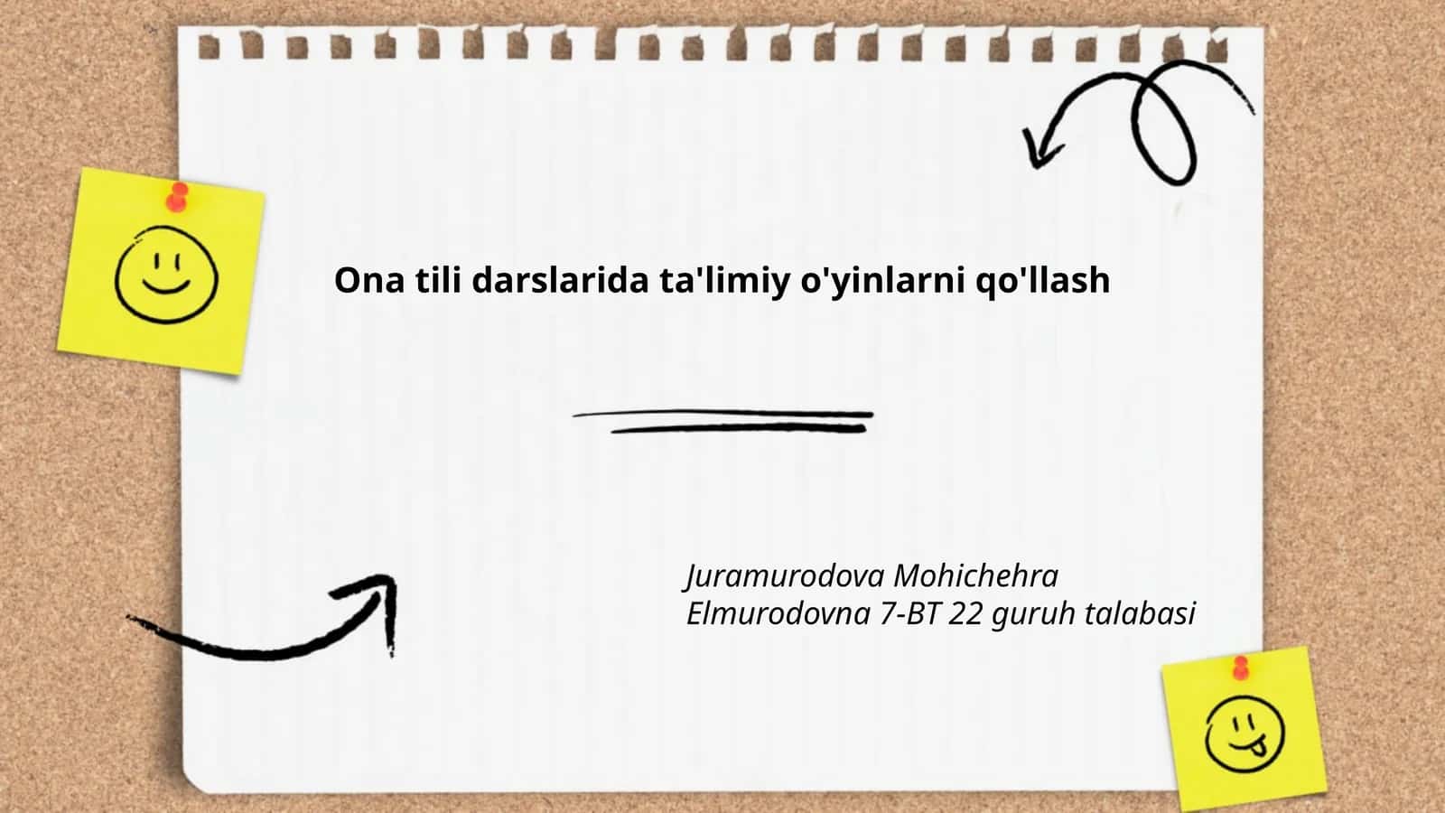 Ona tili darslarida ta'limiy o'yinlarni qo'llash 1