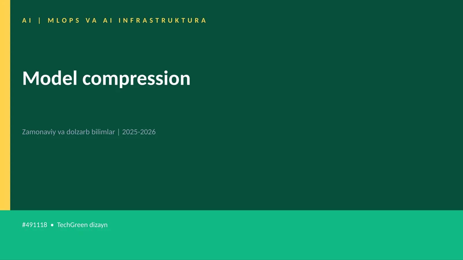 Model compression 1