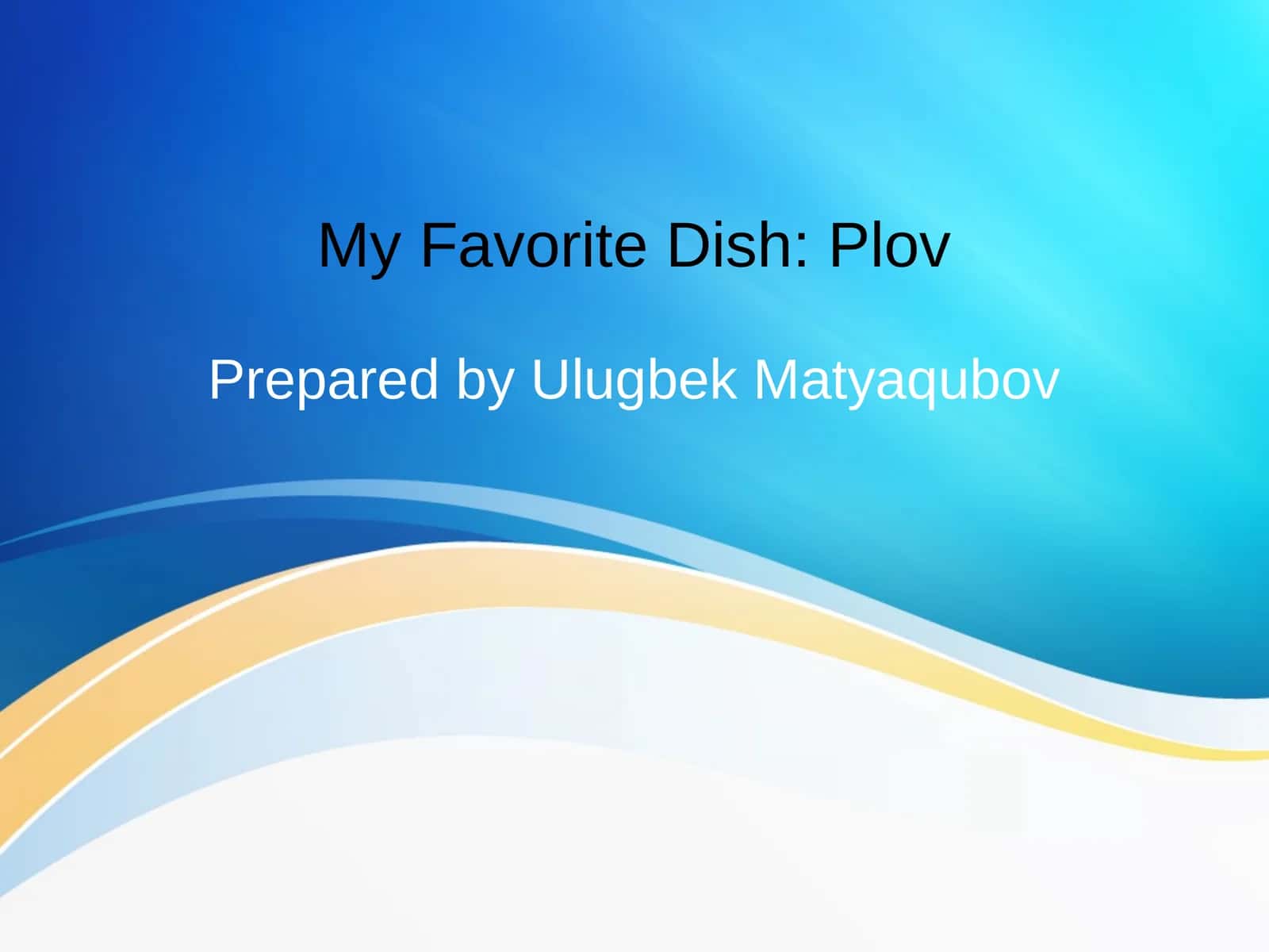 Plov 1