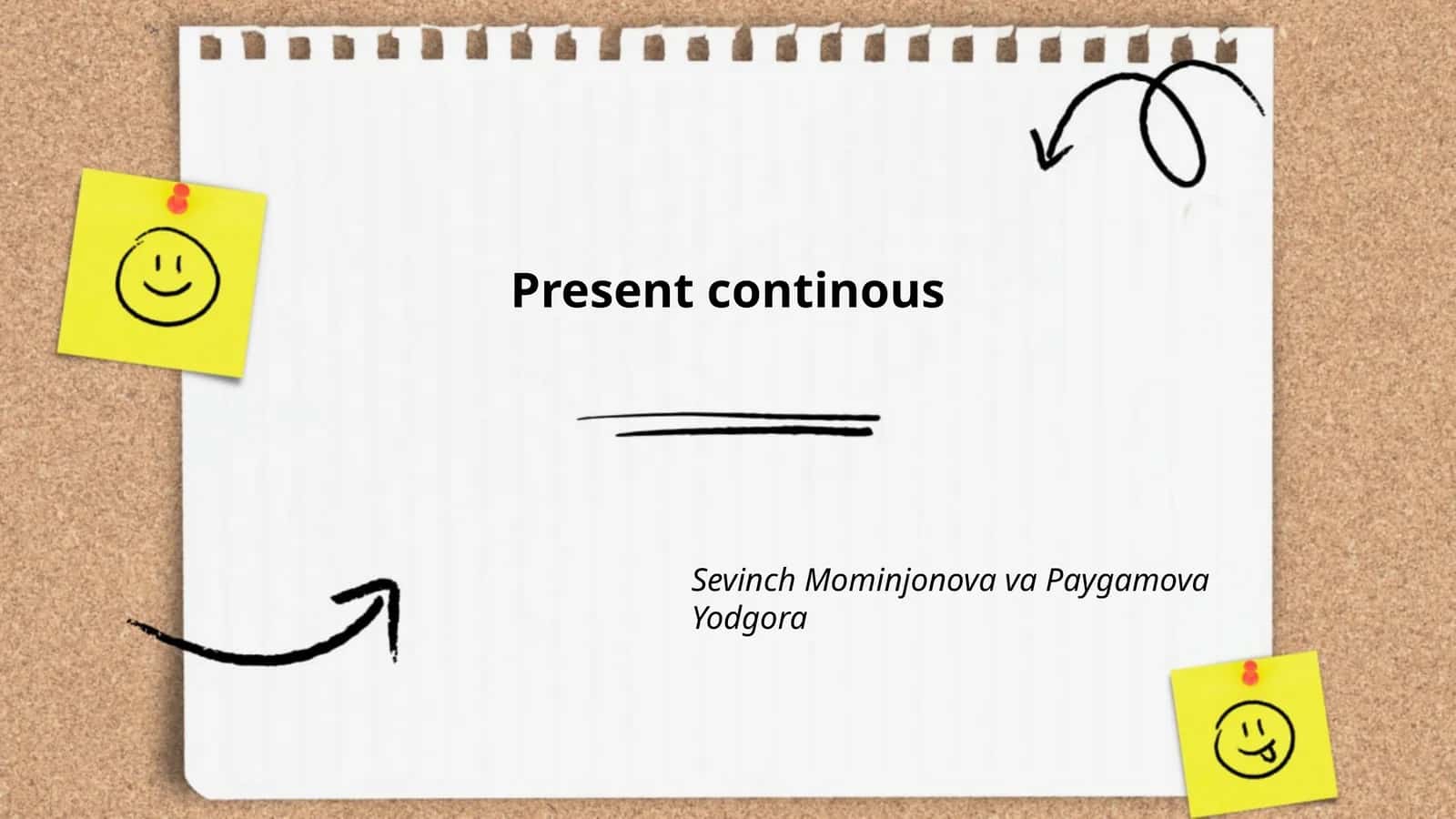 Present continous 1