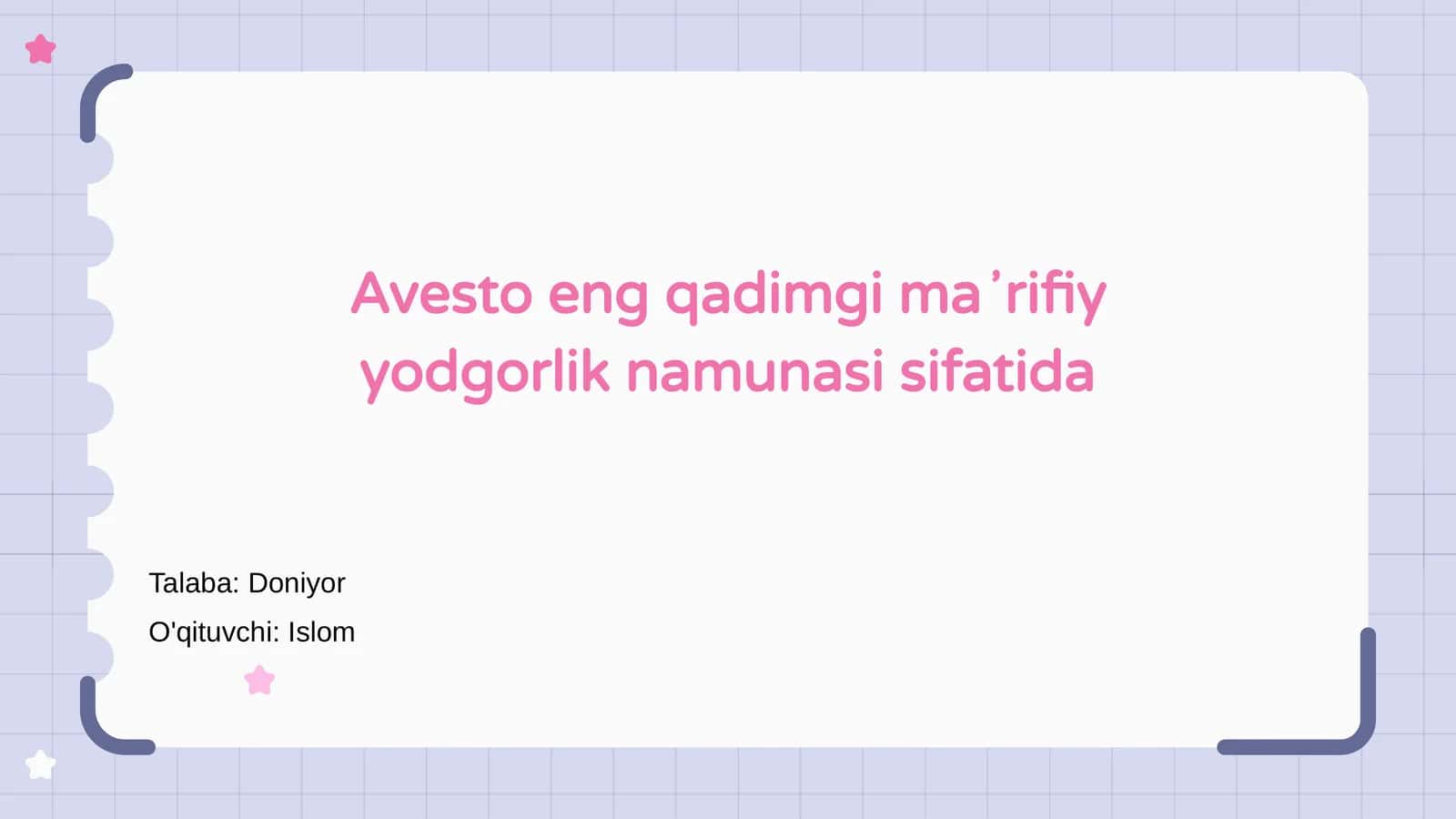 Avesto 1