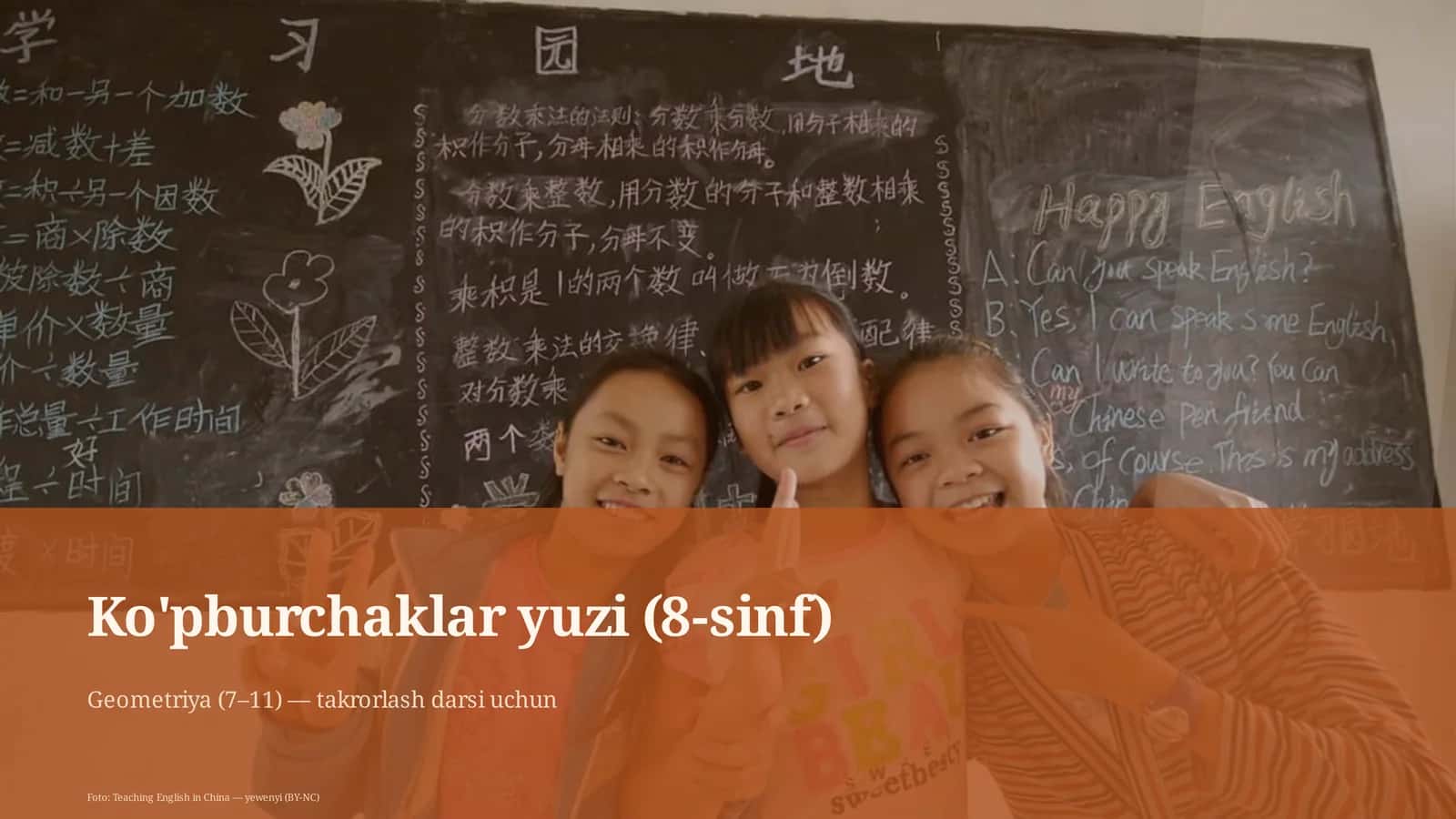 Ko'pburchaklar yuzi (8-sinf) 1