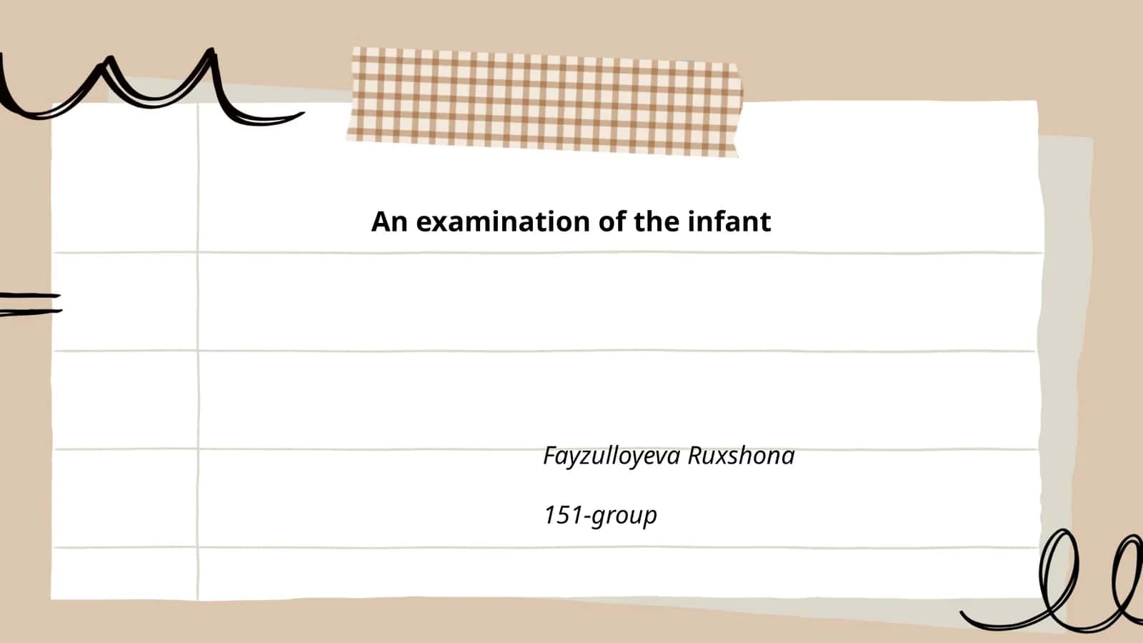 Immediate postnatal assessment 1