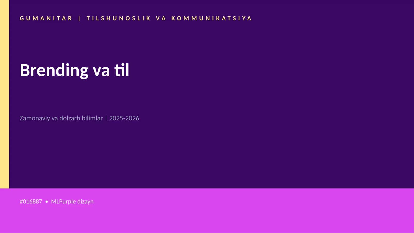 Brending va til 1