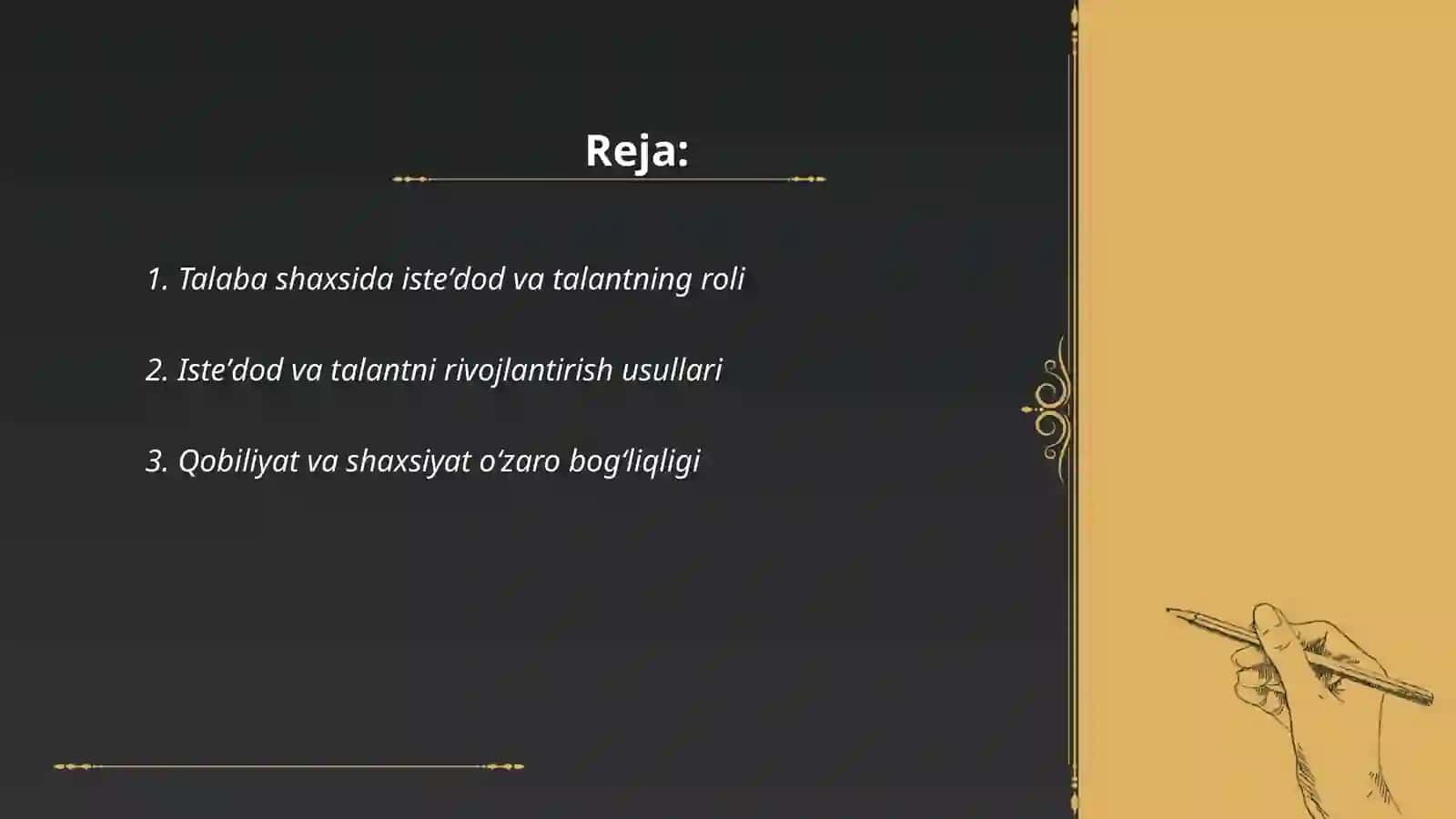 Qobiliyat isteʼdod va talant kabi psixologik xususiyatlar 2