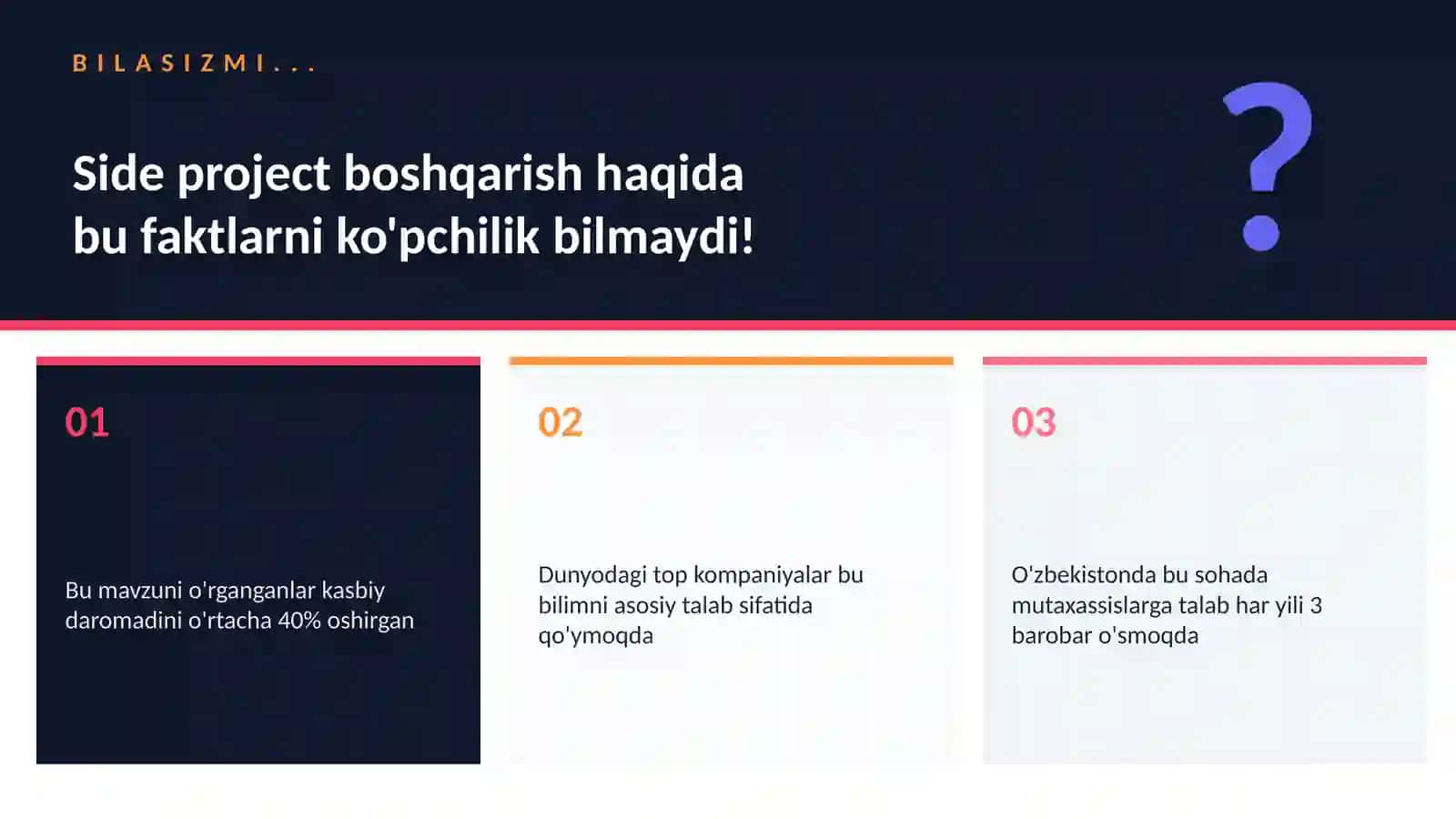 Side project boshqarish 2