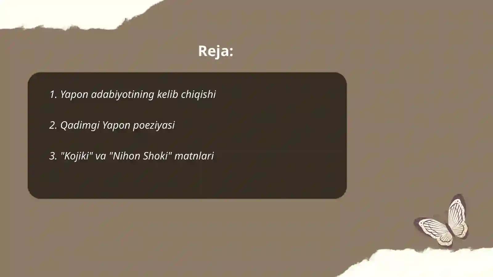 Yapon adabiyot tarixi 2