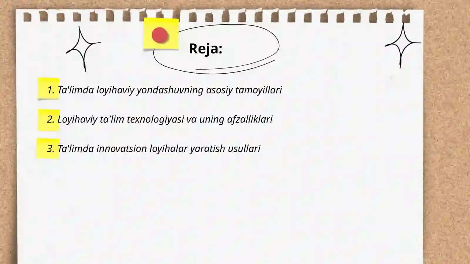 Ta'limda loyihaviy ta'lim texnologiyasi 2