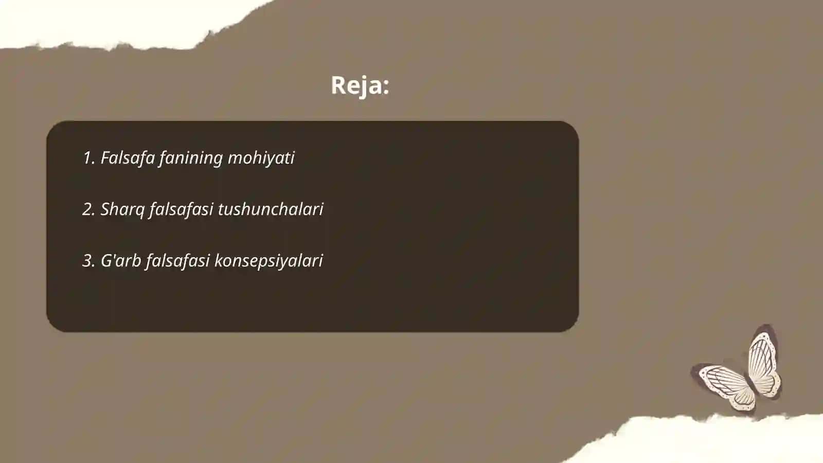 Falsafa fanining mohiyatiga oid sharq va g'arb mutafakkirlarining tariflari 2