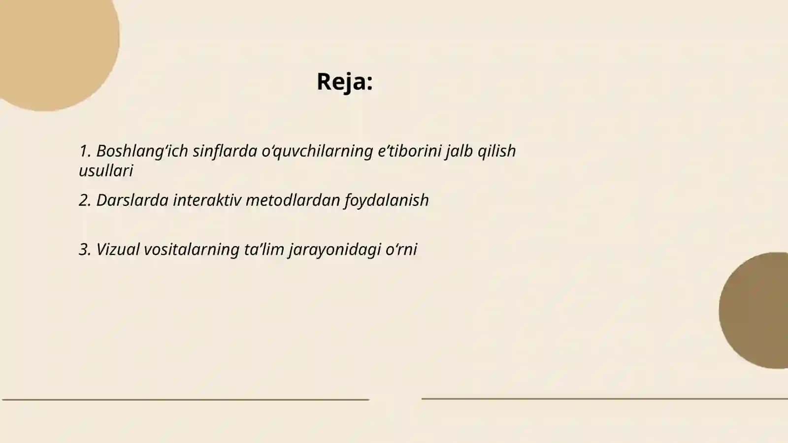 Boshlangʻich sinflarda talim metodlari va vositalari 2