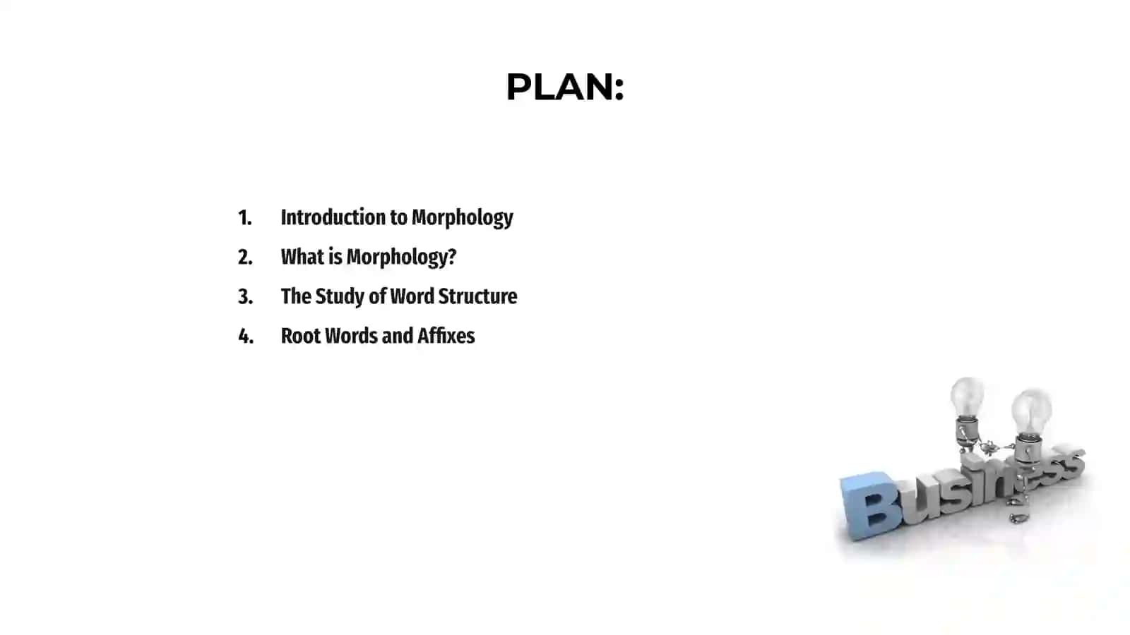 Introduction to Morphology 2