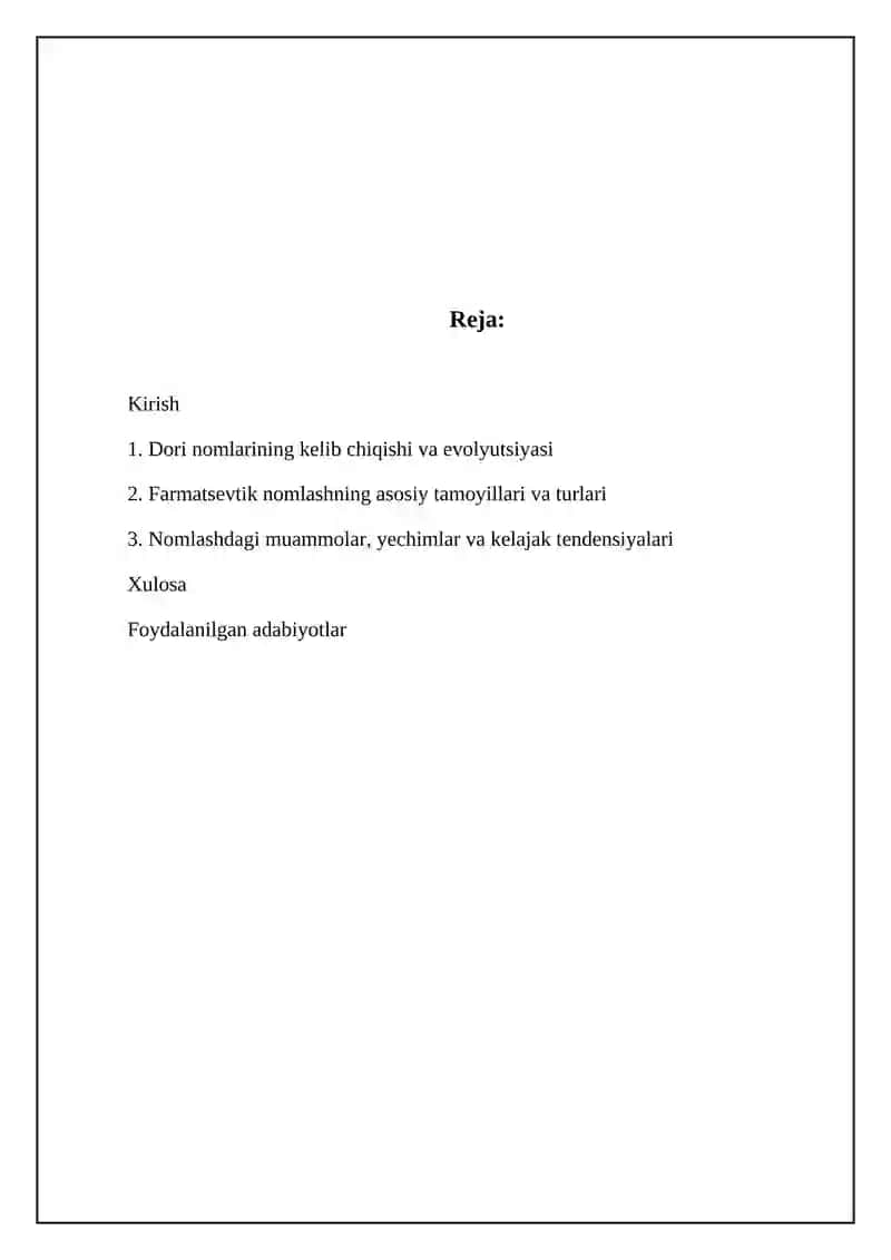 Dori nomlarining kelib chiqishi va evolyutsiyasi 2