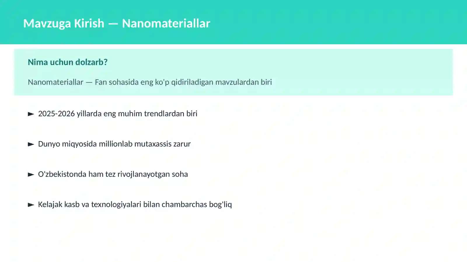 Nanomateriallar 2