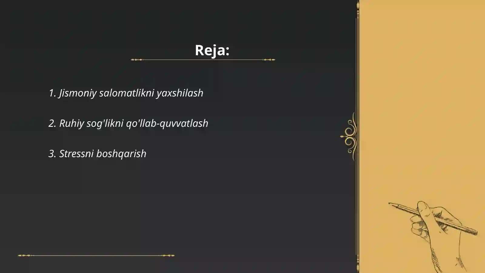 Jismoniy Salomatlikni Yaxshilash 2
