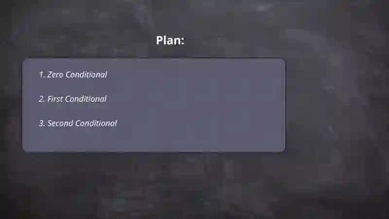 Zero Conditional 2
