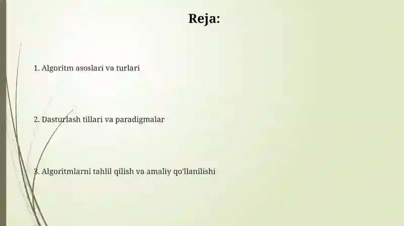 Algoritmlar 2