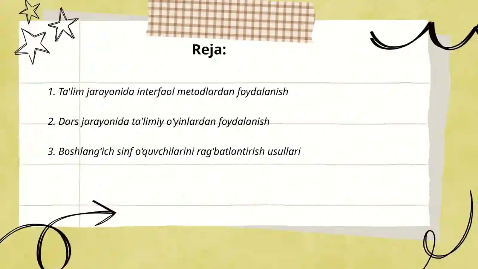 Boshlang‘ich ta’limda tarbiyaning umumiy metodlari va vositalari 2