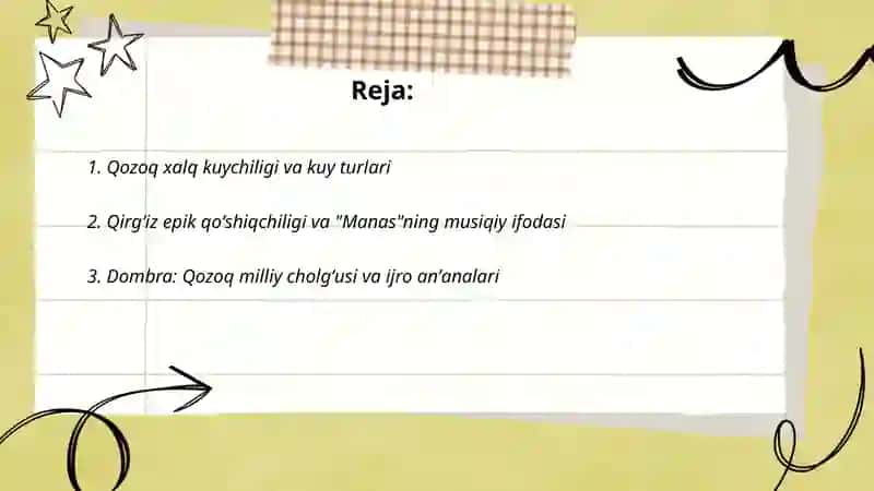 Qozoq va Qirgʻiz xalq musiqasi 2