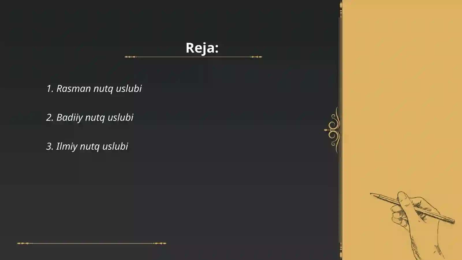 Nutq uslublari 2