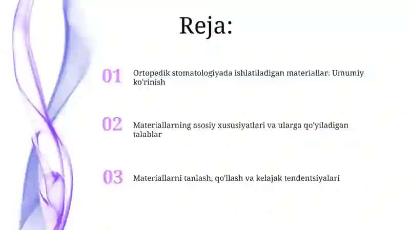 Ortopedik stomatologiyada ishlatiladigan materiallar 2