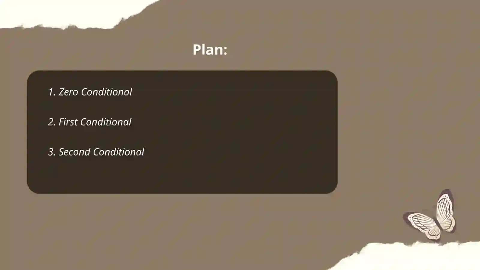 Zero Conditional 2